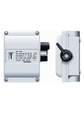 ABB werkschakelaar t.b.v. 1 fase omvormer tot 7 K Wp