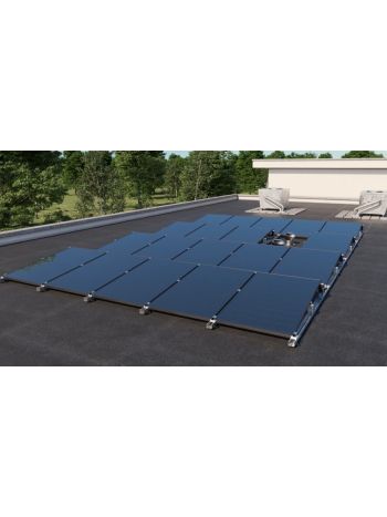 blubase solarstell Plat dak portrait montagesysteem