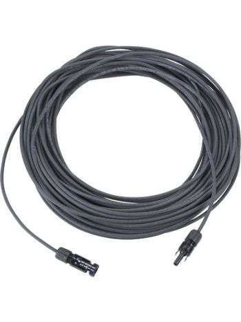 10 meter 4mm diameter, kabel en connectoren t.b.v. zonnepanelen MC4 connectoren