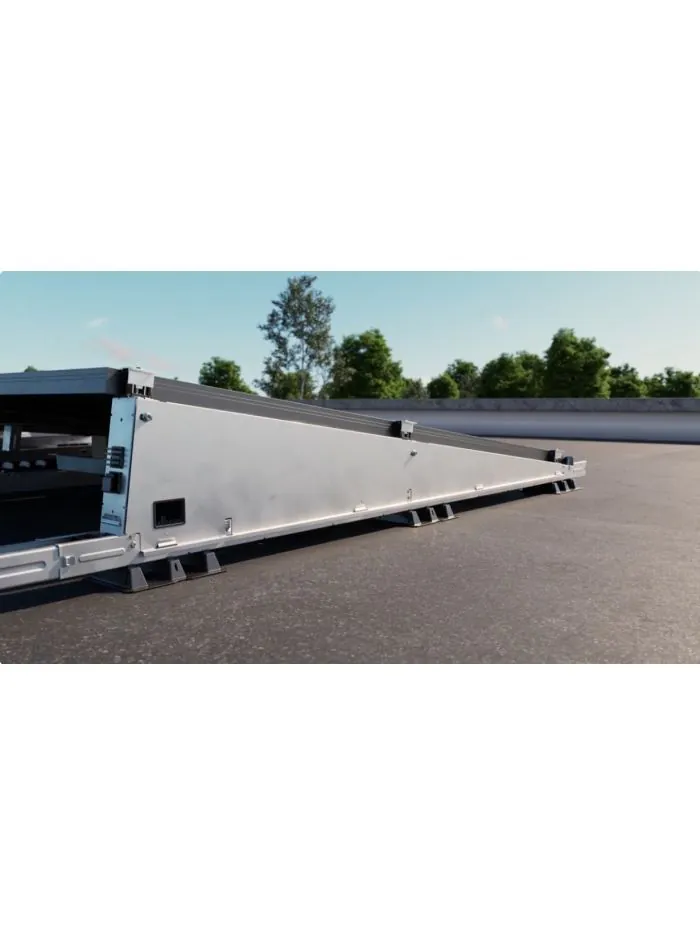 solarstell Montage systeem voor zonnepanelen op plat dak landscape