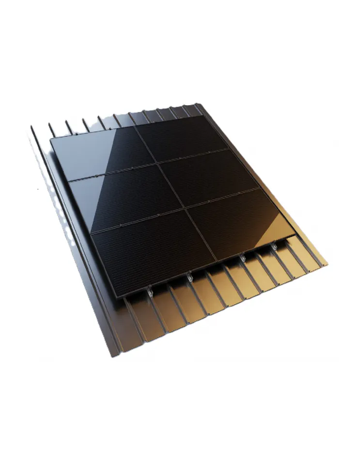 Montage systeem voor zonnepanelen op licht hellend dak