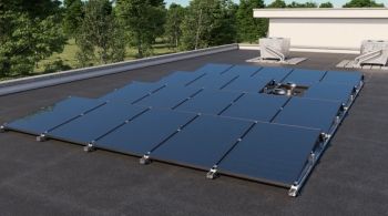 blubase solarstell Plat dak portrait montagesysteem