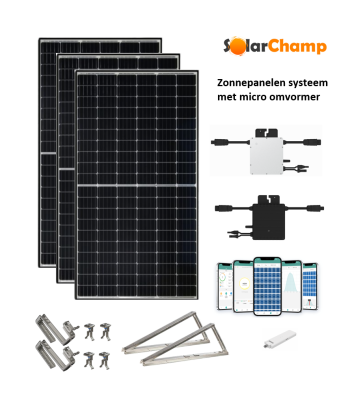 zonnepanelen systemen met 410wp en micro omvormer